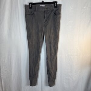 Women’s Ann Taylor LOFT Grey  Super Skinny Jeans Size 28 / 6 Preowned